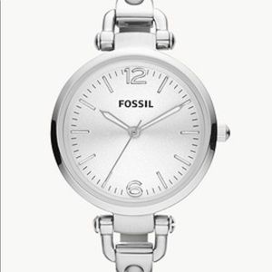 💥FOSSIL GEORGIA STAINLESS STEEL WOMEN’S WATCH & TIN💥